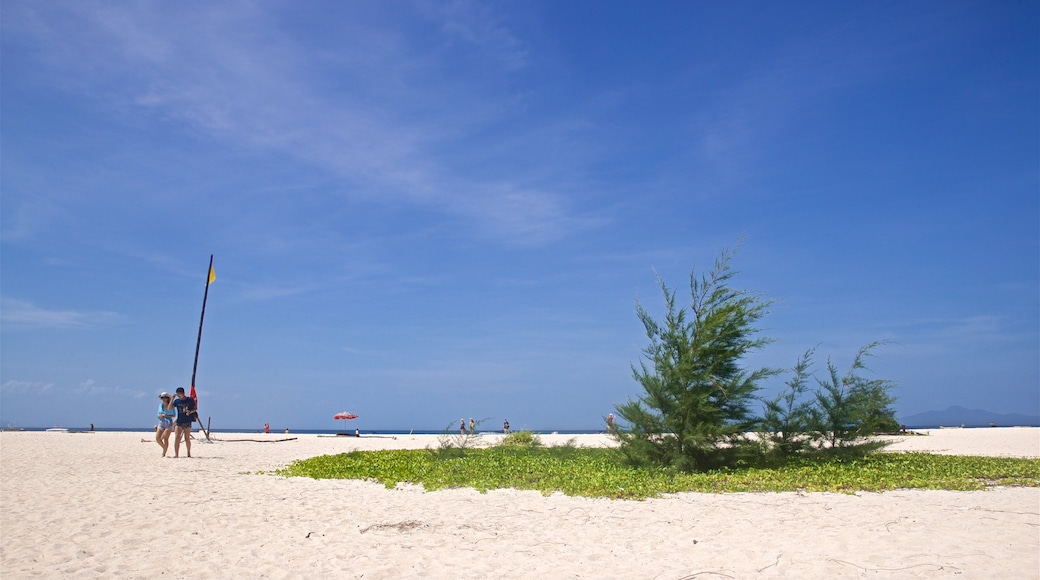 Bamboo Island presenterar en strand, tropisk natur och kustutsikter