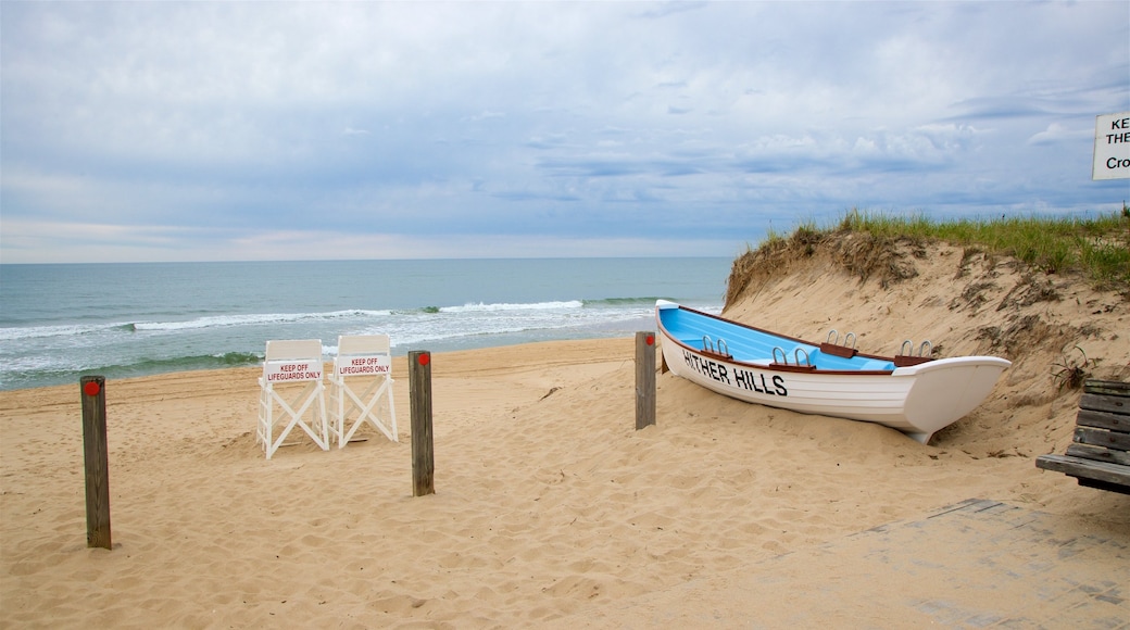 Hither Hills State Park mettant en vedette vues littorales et plage