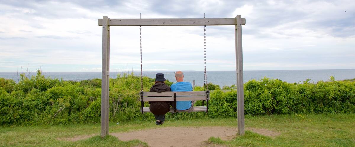 Montauk Point featuring general coastal views as well as a couple