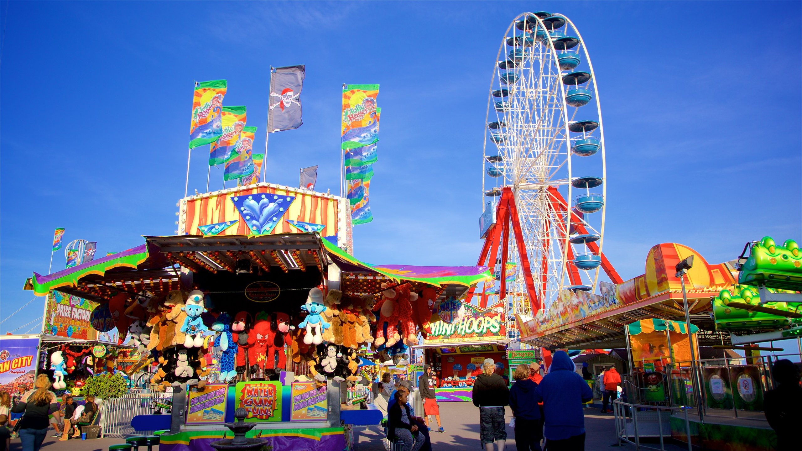 Giant Wheel  Jolly Roger Pier Amusements Ocean City MD