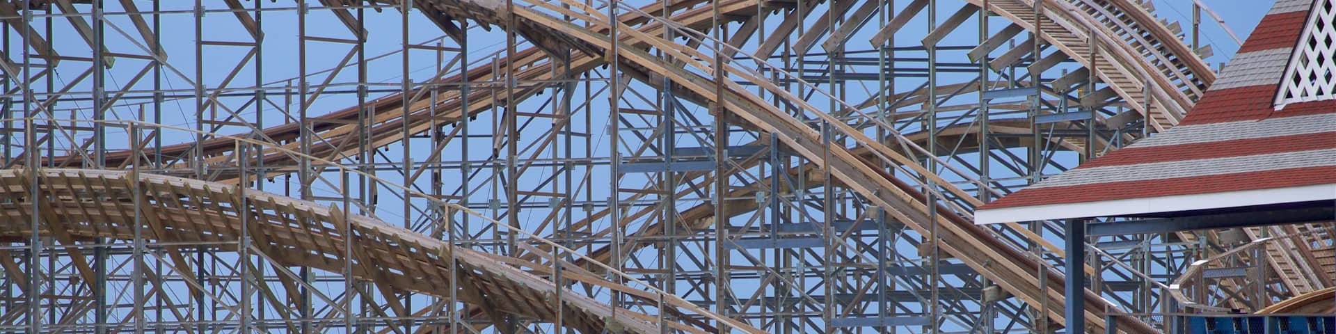 Wildwood Boardwalk which includes rides