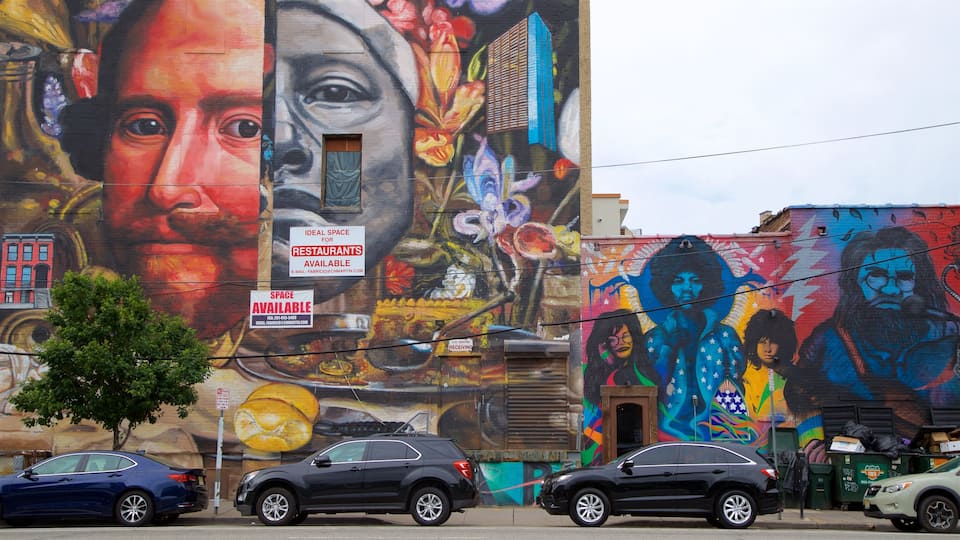 Jersey City mostrando arte ao ar livre