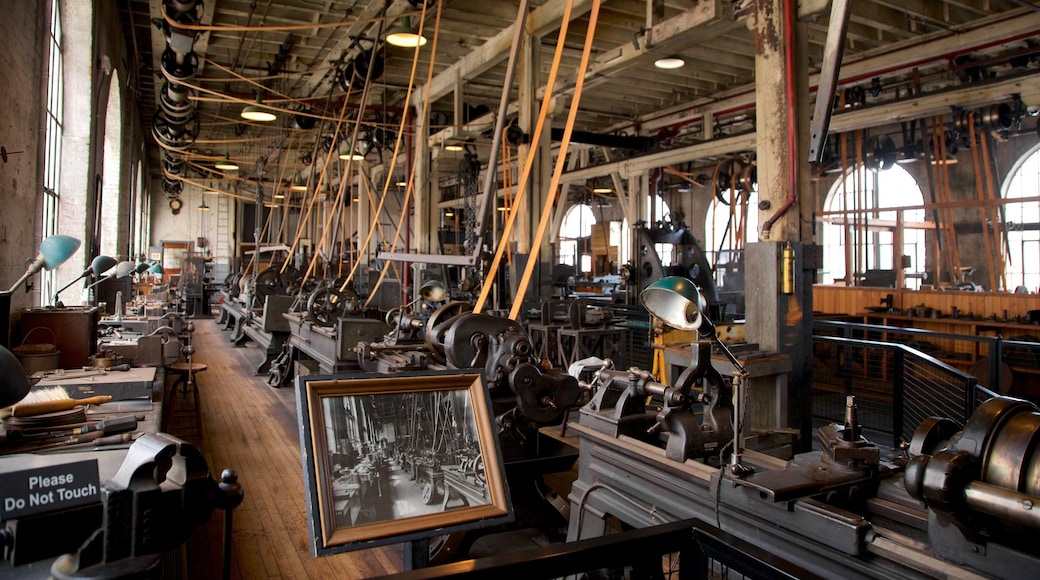 Thomas Edison National Historic Site showing interior views and heritage elements