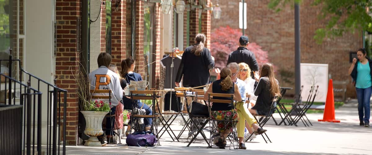 Princeton que incluye comidas al aire libre y también un pequeño grupo de personas