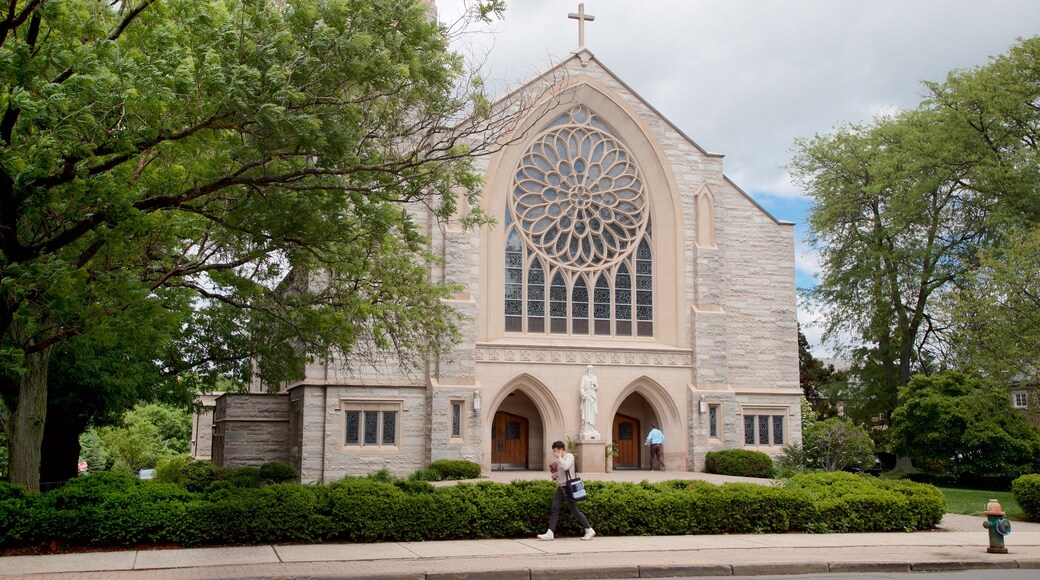 Princeton featuring a church or cathedral and heritage architecture