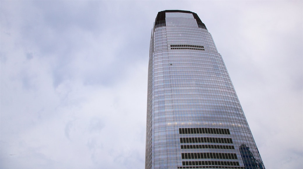 Goldman Sachs-toren toont een wolkenkrabber