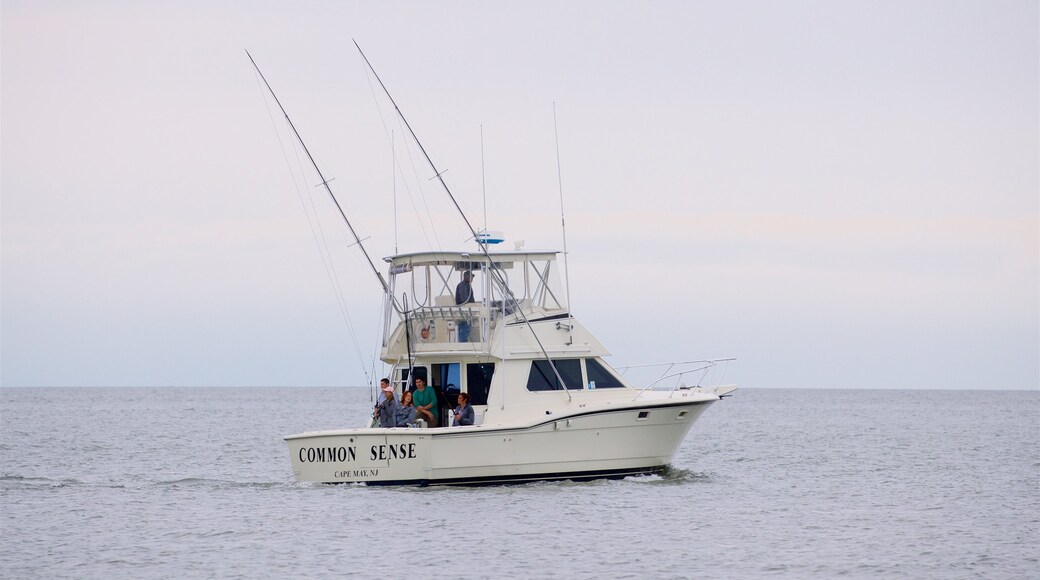 Sunset Beach featuring general coastal views and boating as well as a small group of people