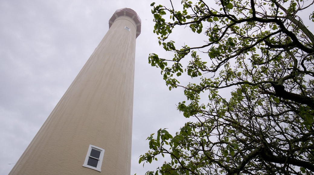 Cape May Fyrtårn som omfatter et fyrtårn