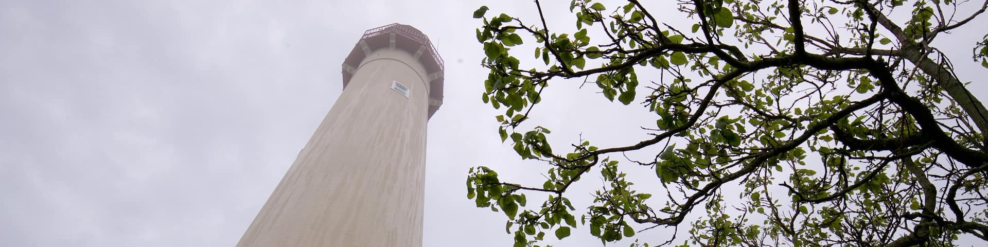 Cape May Lighthouse showing a lighthouse