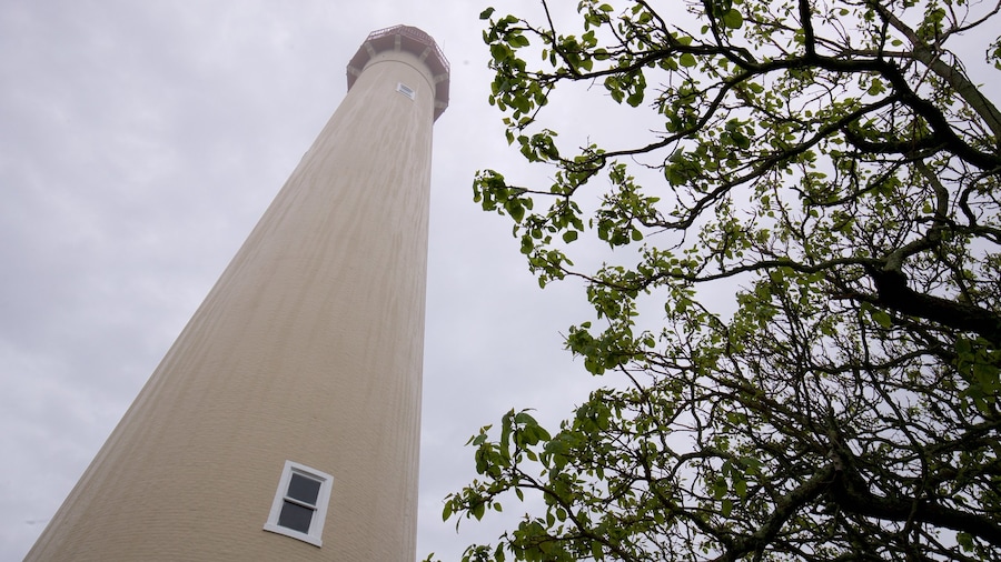 Vuurtoren van Cape May toont een vuurtoren