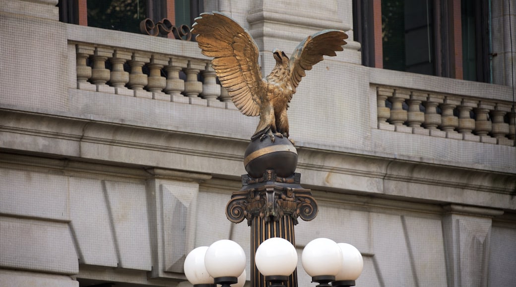 Newark City Hall que inclui elementos de patrimônio