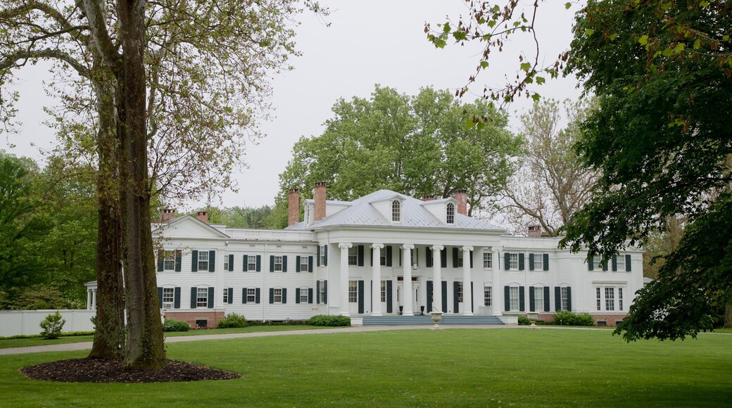 Drumthwacket which includes a house, a park and heritage elements