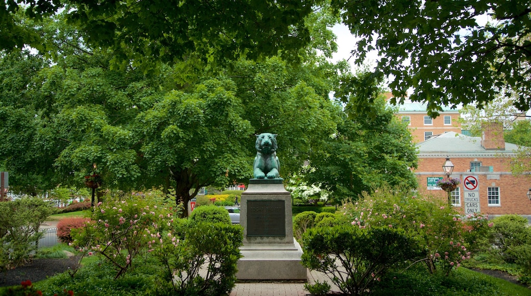 Palmer Square showing a park