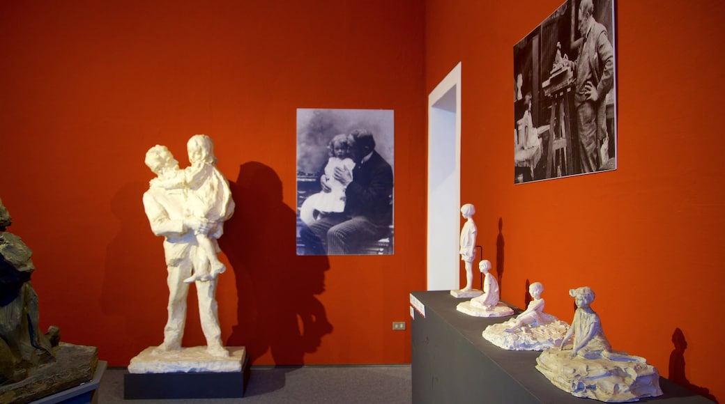 Paesaggio Museum featuring interior views and a statue or sculpture