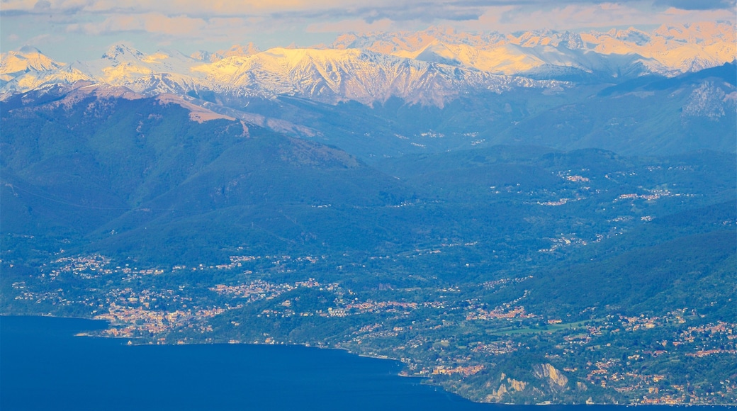 Mottarone mit einem Landschaften, Berge und Sonnenuntergang