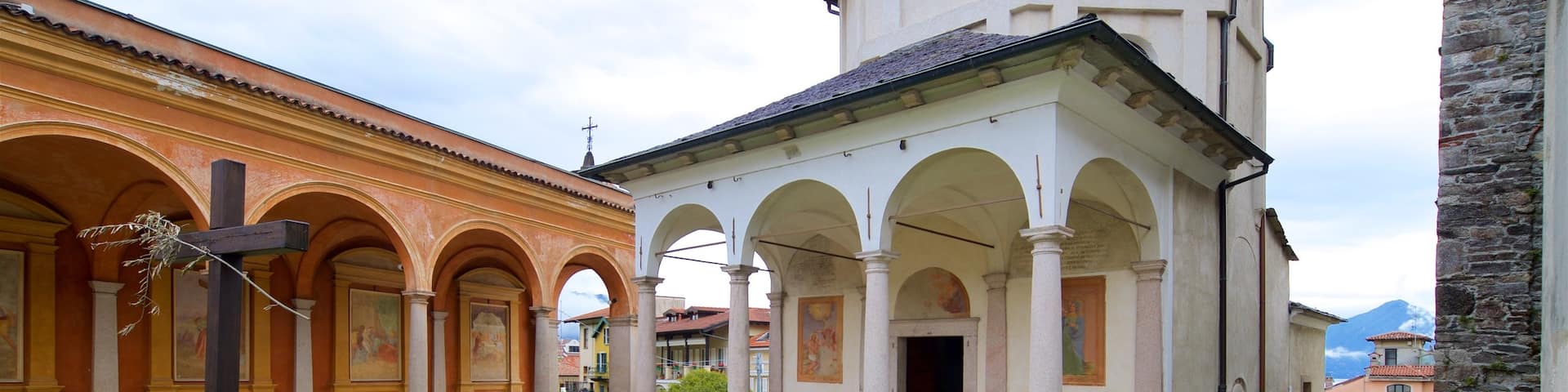 Church of Saints Gervase and Protaso which includes a church or cathedral, heritage elements and religious elements