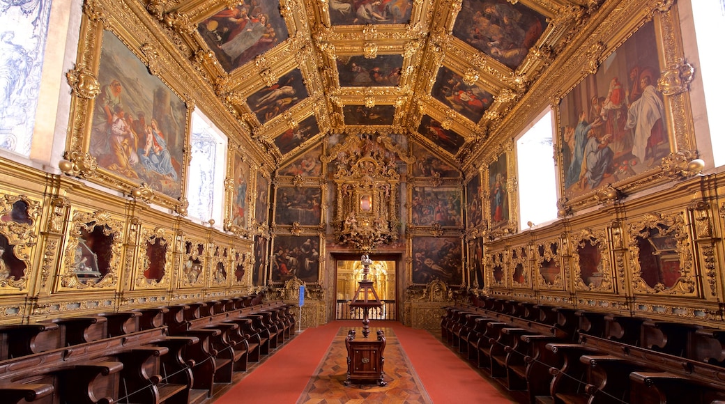 National Museum of Azulejos showing art, interior views and heritage elements