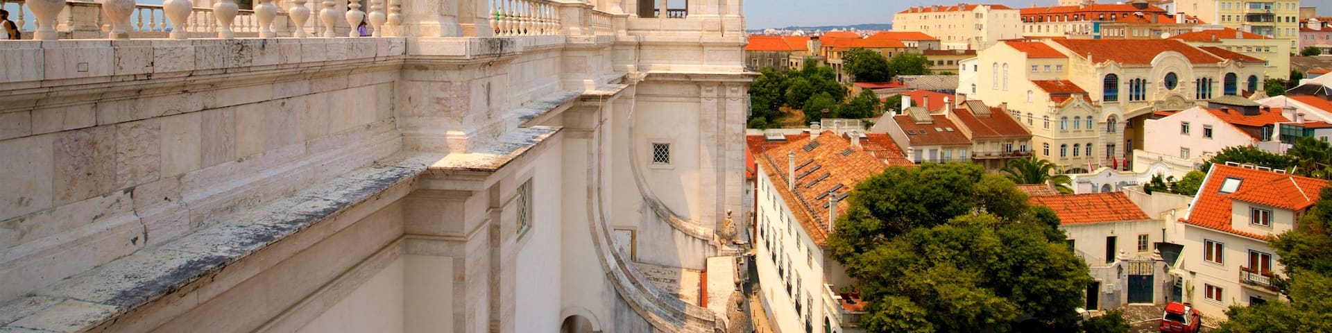 Monastère de São Vicente de Fora montrant vues, ville et patrimoine historique