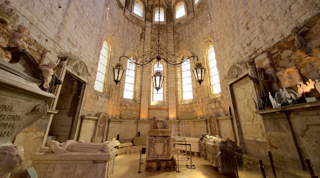 Convento do Carmo & Museu Arqueológico featuring interior views and heritage elements