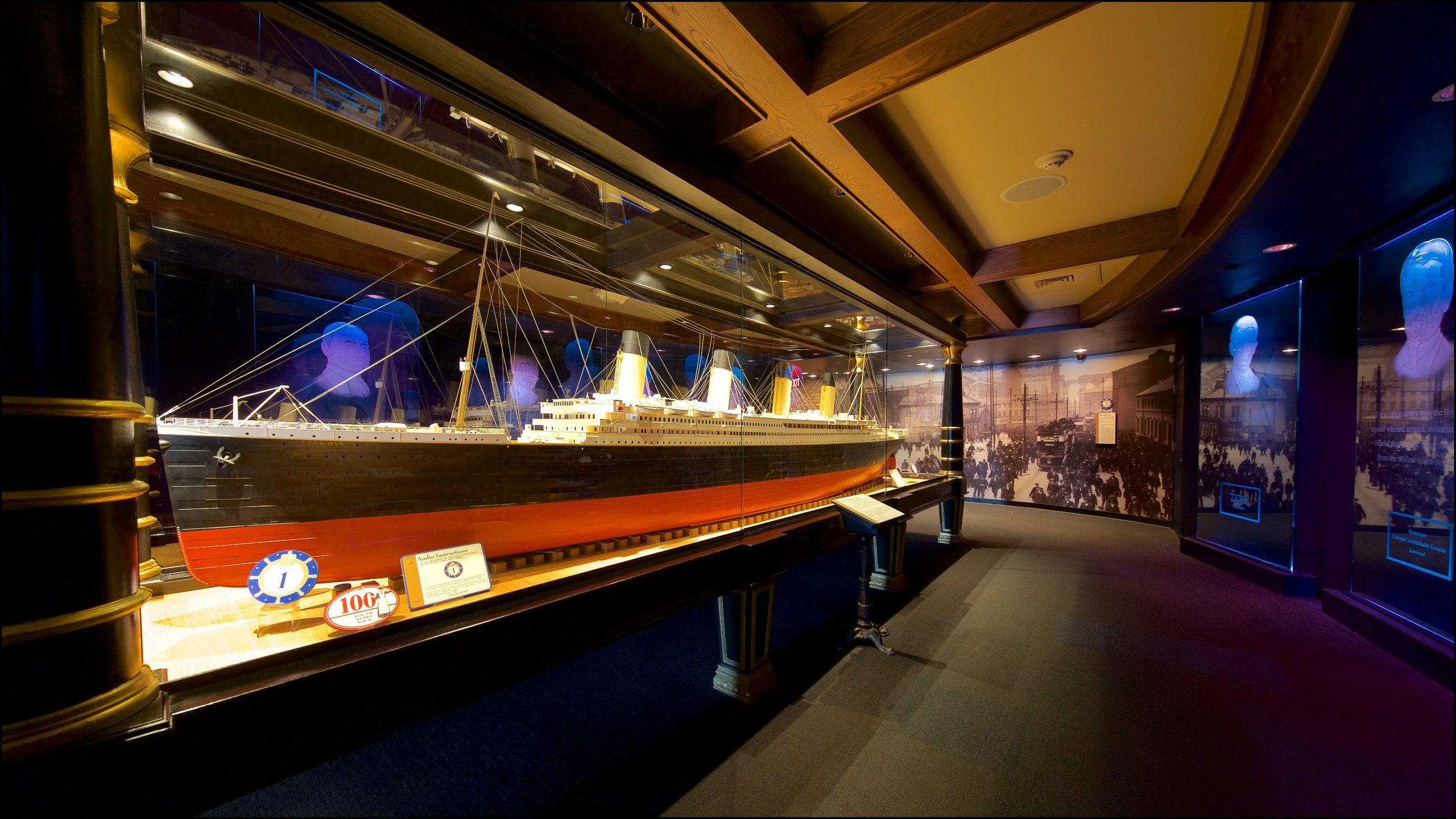 Titanic Museum which includes heritage elements and interior views