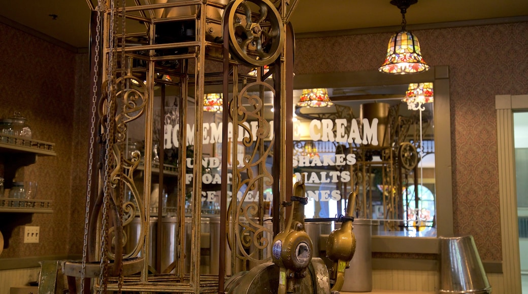 Silver Dollar City which includes heritage elements and interior views