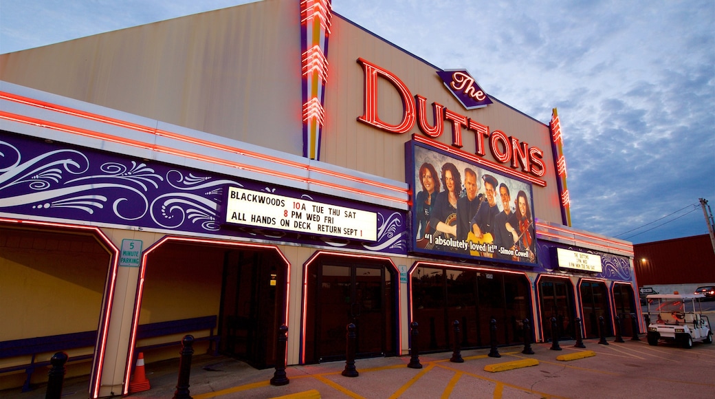 Dutton Family Theater mostrando sinalização