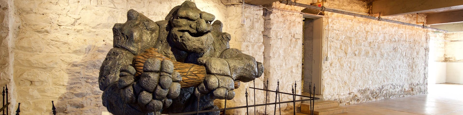 Pythian Castle which includes art and interior views