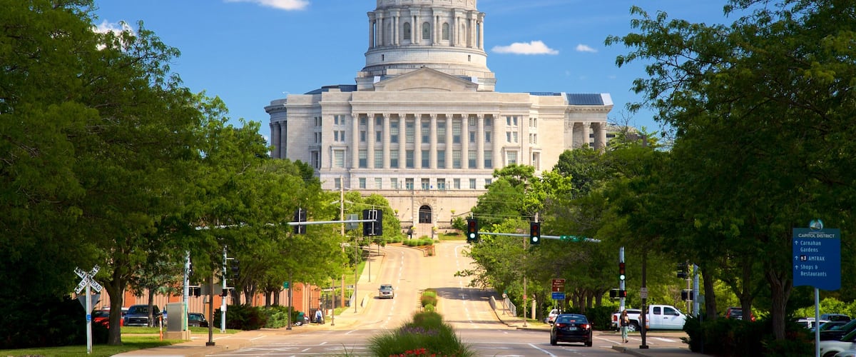 Missouri State Capitol que incluye un edificio administrativo y patrimonio de arquitectura