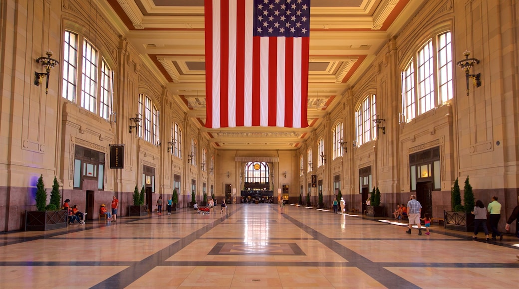 Union Station caracterizando vistas internas e elementos de patrimônio