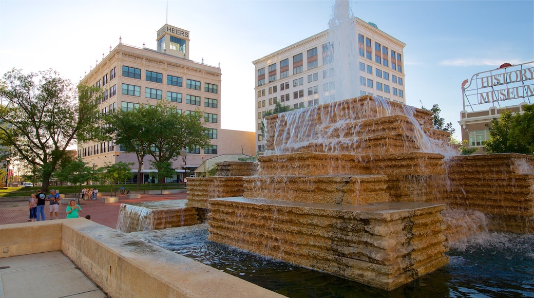 Springfield ofreciendo una ciudad y una fuente