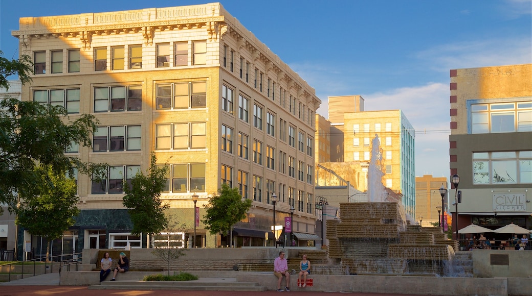 Springfield ofreciendo una ciudad y una fuente y también una pareja