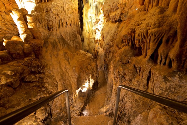 Bridal Cave showing caves