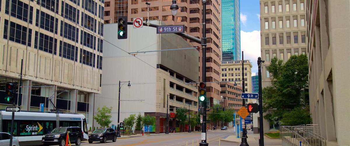 Centro de Kansas City ofreciendo una ciudad