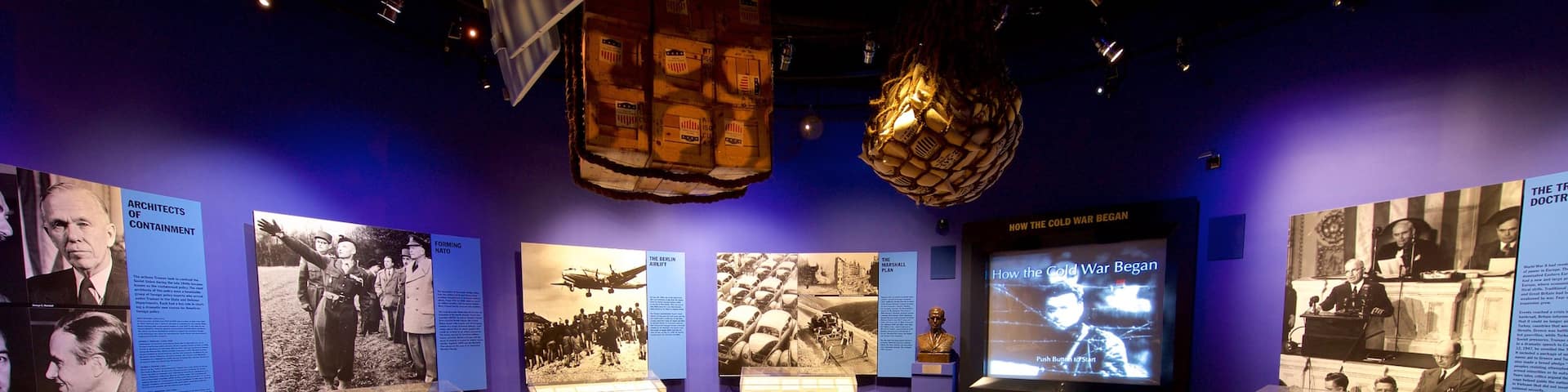 Harry S. Truman Library and Museum which includes heritage elements and interior views