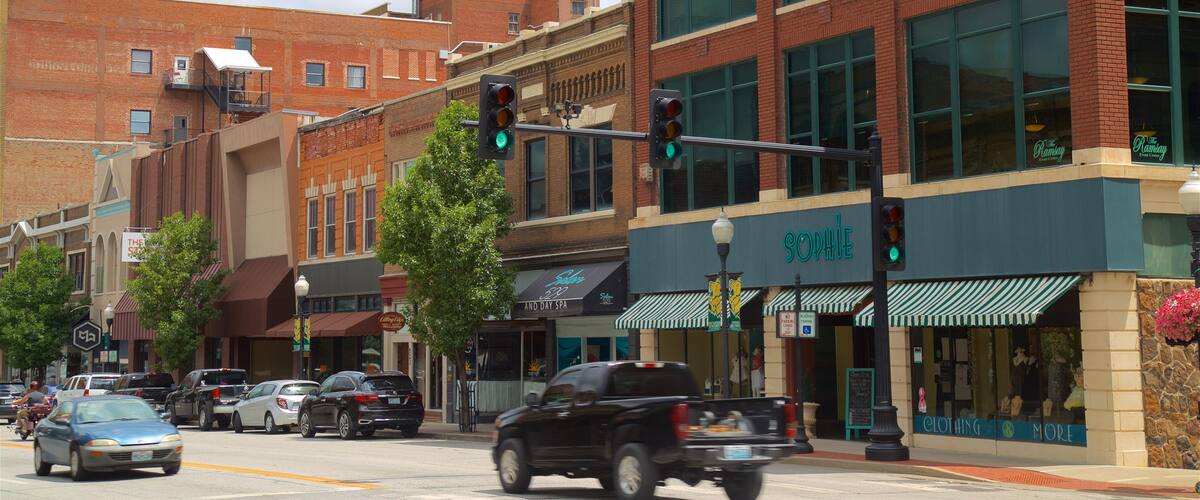 Joplin featuring a city