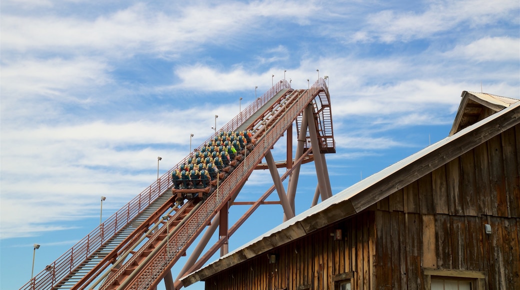 Silver Dollar City featuring rides