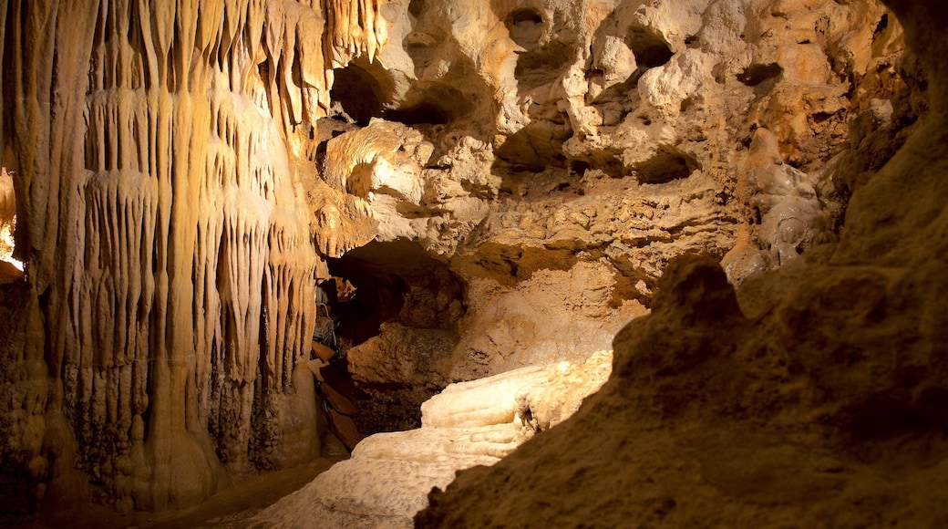 Bridal Cave showing caves