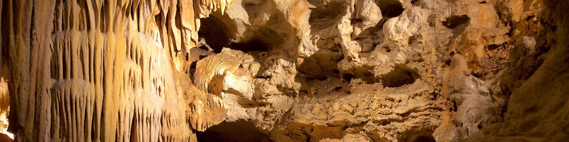 Bridal Cave which includes caves