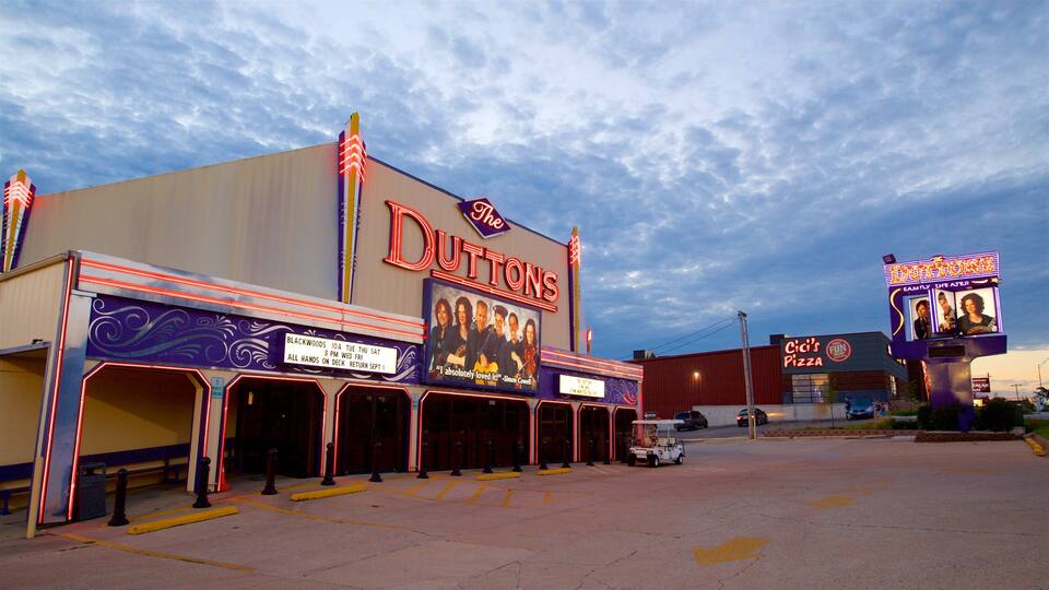 Dutton Family Theater showing signage