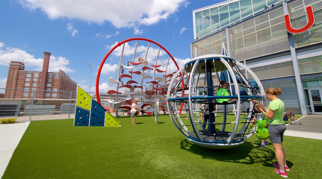 Science City at Union Station which includes outdoor art, a park and a city