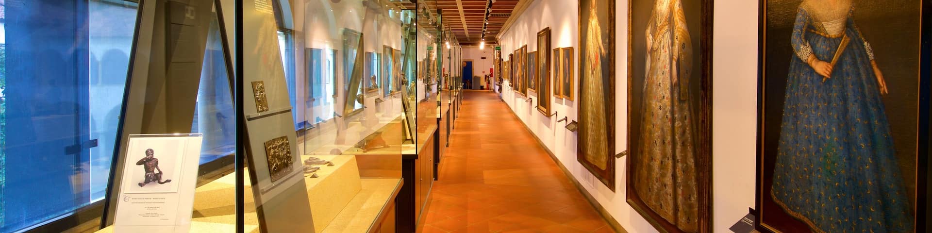 Eremitani Town Museums featuring religious elements, art and interior views