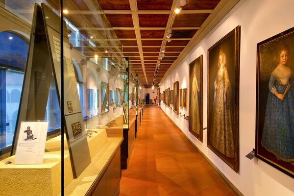 Eremitani Town Museums featuring religious elements, art and interior views