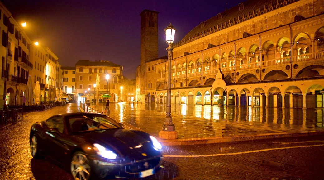 Piazza dei Frutta which includes a city and night scenes