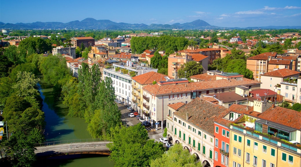 La Specola Observatory featuring a river or creek, a city and landscape views