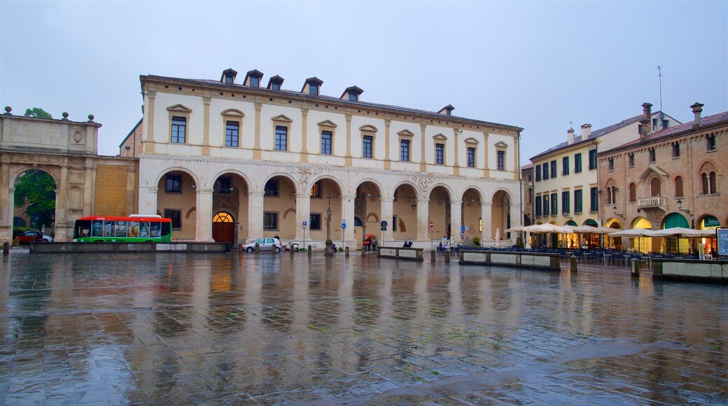 Piazza del Duomo mostrando città, piazza e oggetti d\'epoca