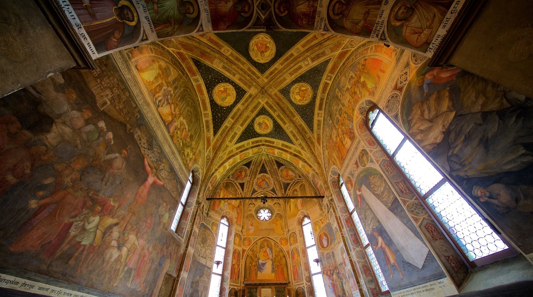 Basilica di Sant\'Antonio da Padova presenterar religiösa aspekter, interiörer och konst