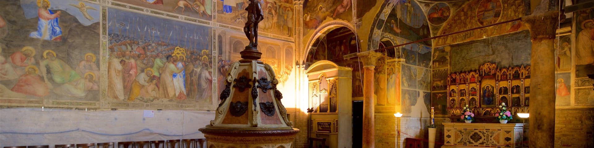 Basilica del Duomo welches beinhaltet Kunst, Innenansichten und Geschichtliches