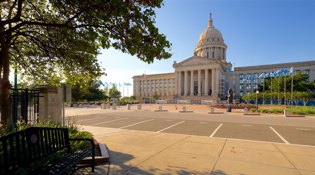 Oklahoma State Capitol som visar historisk arkitektur