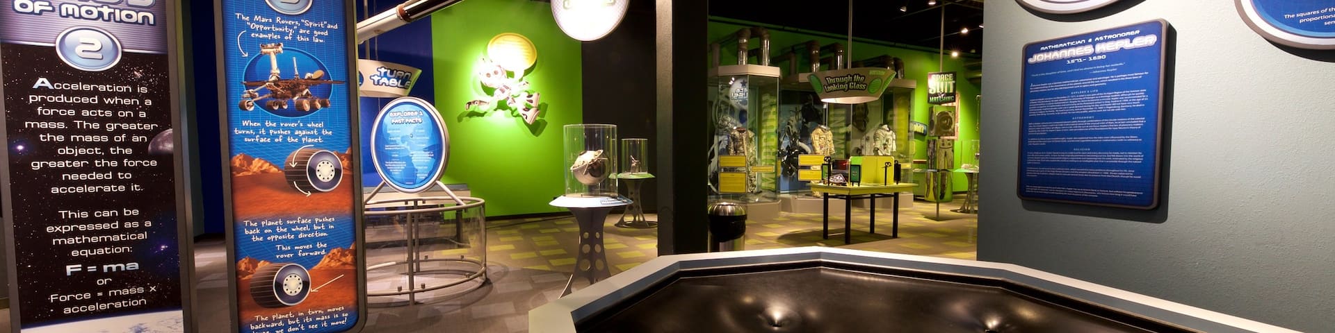 Omniplex Science Museum featuring interior views