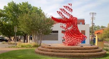 Paseo Arts District featuring a garden and outdoor art